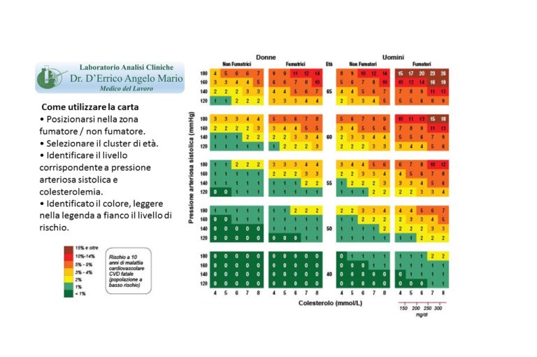 Rischio cardiovascolare: la prevenzione - Laboratorio Dr. D'Errico Angelo